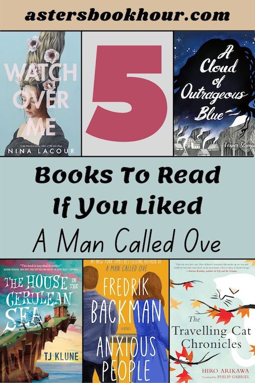 The pinterest image for 5 books to read like A Man Called Ove.