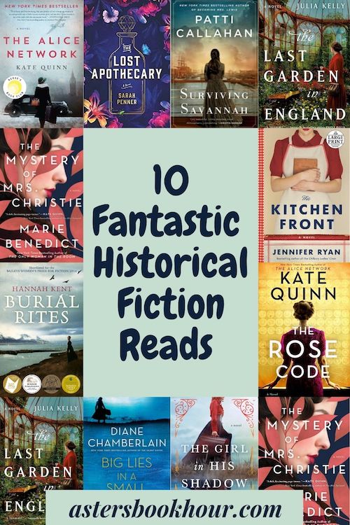 Immersive Historical Fiction Reads To Enjoy | Lists | Aster's Book Hour