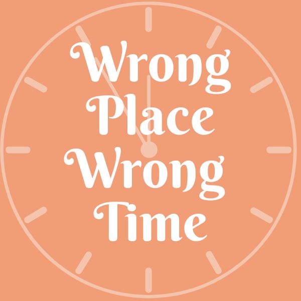 Aesthetic image for Wrong Place Wrong Time by Gillian McAllister book review.