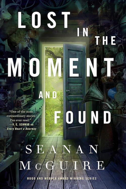 Lost in the Moment and Found by Seanan McGuire book cover.
